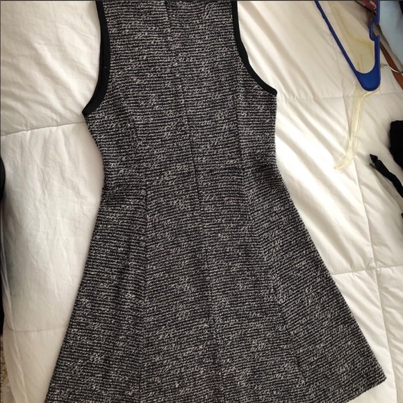 J.CREW Factory Grey Knit Tweed Sleeveless Dress 4 - Picture 5 of 7